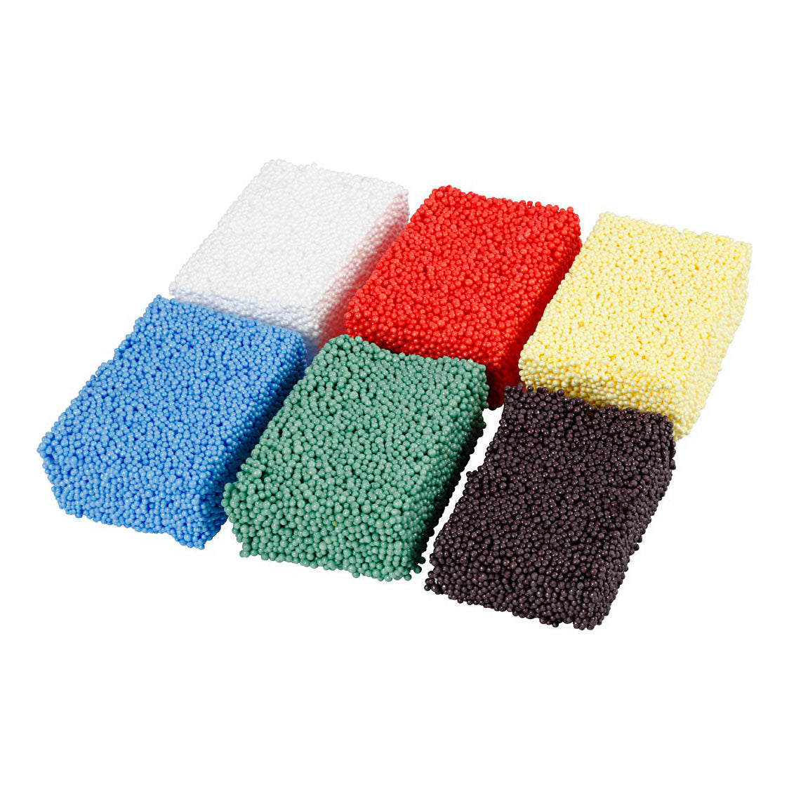 Soft Foam Clay Standaard Kleuren, 6x10gr.