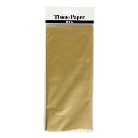 Creativ company tissuepapier goud 6 vellen 14 gr, 50x70cm