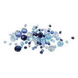 Creativ Company Faset Beads Mix Blue Harmonie, 45 gramów