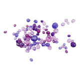 Creativ Company FaceSet Beads Mix Purple, 45 Gramm