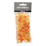 Creative Computers Faceted Beads Mix giel, 45 Gramm