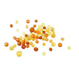 Creative Computers Faceted Beads Mix giel, 45 Gramm