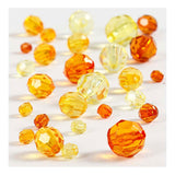 Creative Computers Faceted Beads Mix giel, 45 Gramm