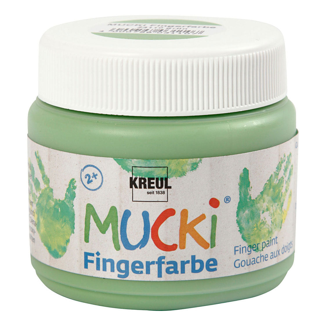 Creativ Company Mucki Finger Paint Green, 150ml