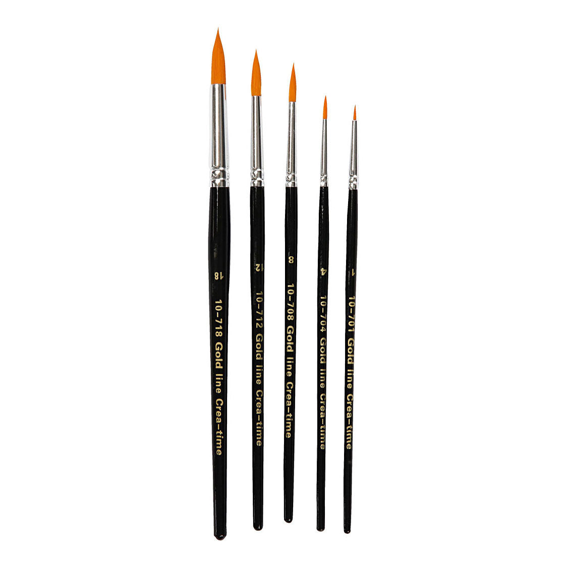 Creative Company Gold Line Brush Round, 5st.