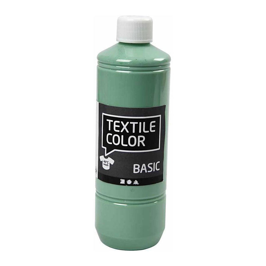 Creativ company textiel color verf zeegroen, 500ml