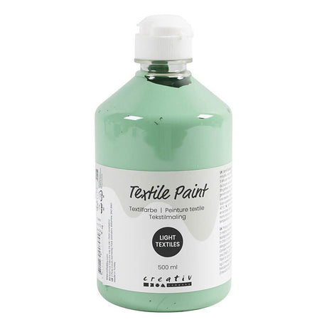 Creativ company textiel color verf - zeegroen, 500ml