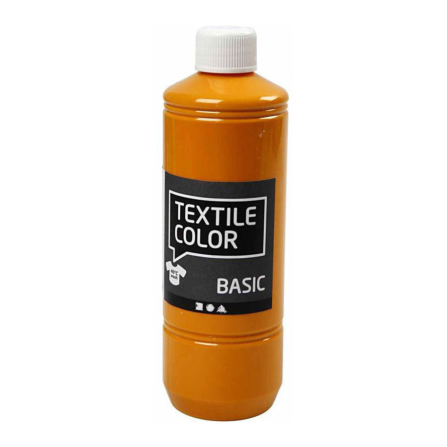 Kreativfirma Textilfarbe Farbe Mosterd, 500 ml