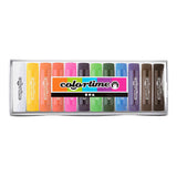 Creativ company soft color stick krijt kleur, 12st.