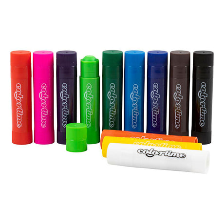 Colortime soft color stick krijt kleur, 12st.