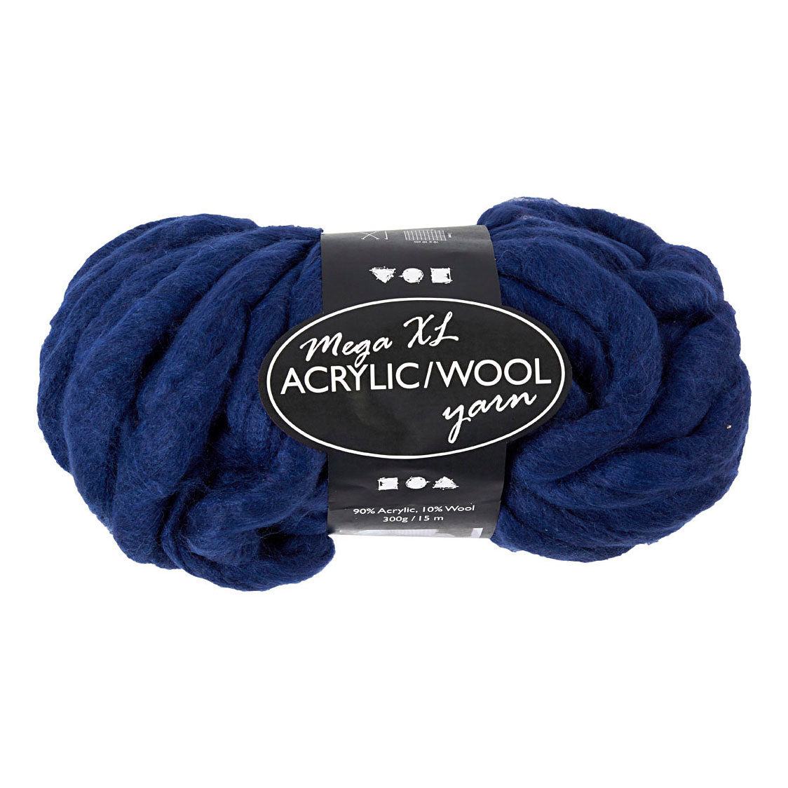 Creativ Company XL yarn from Acvyl Dark Blue, 15m