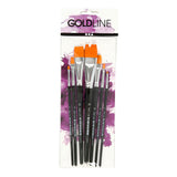 Creativ Company Gold Line Pinsel flach, 7st.