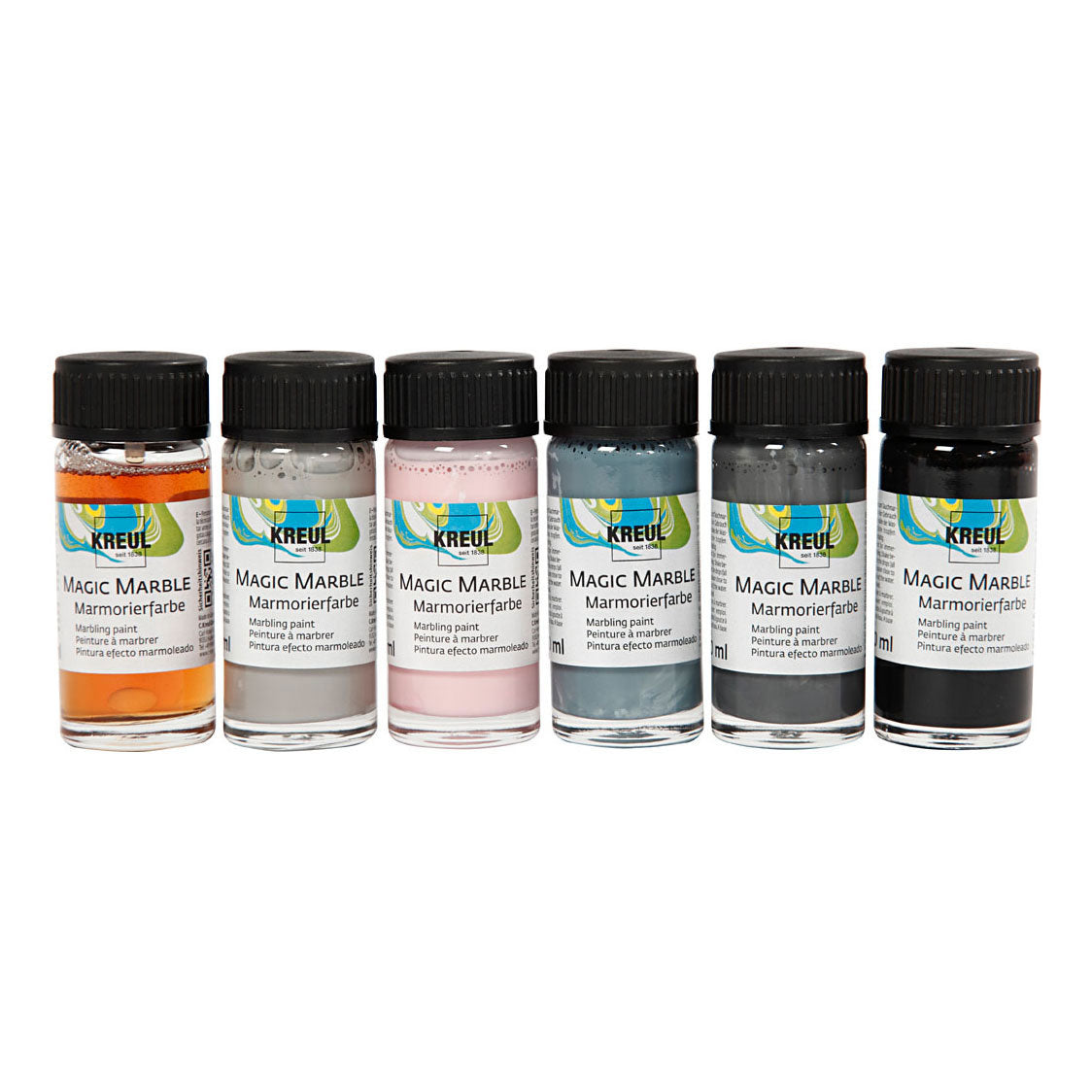 Creativ Company Marble Paint Pastel Colours, 6x20ml