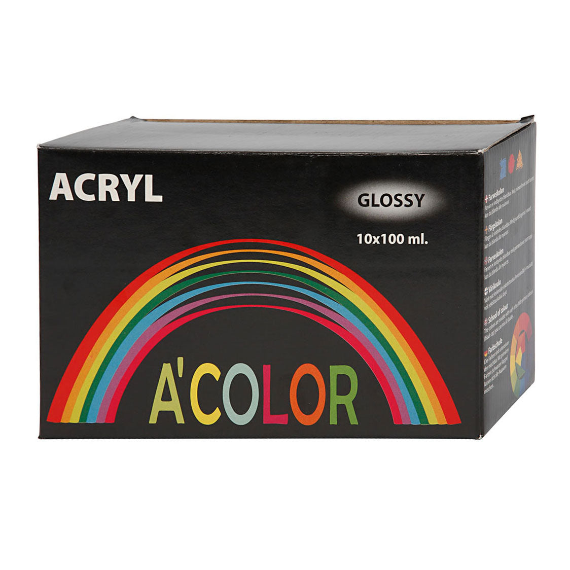 Creative Company Acrilic Paint Glossy Color, 10x100ml