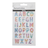 Kreativfirma Diamant Sticker Alphabet, 1 Blatt