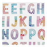 Kreativfirma Diamant Sticker Alphabet, 1 Blatt