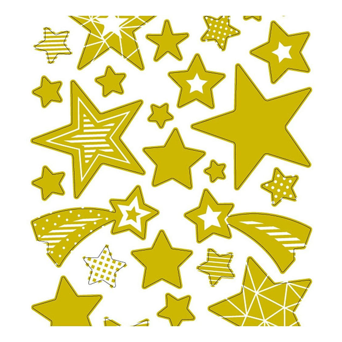 Creativ Company Stickers gold stars, 1 sheet