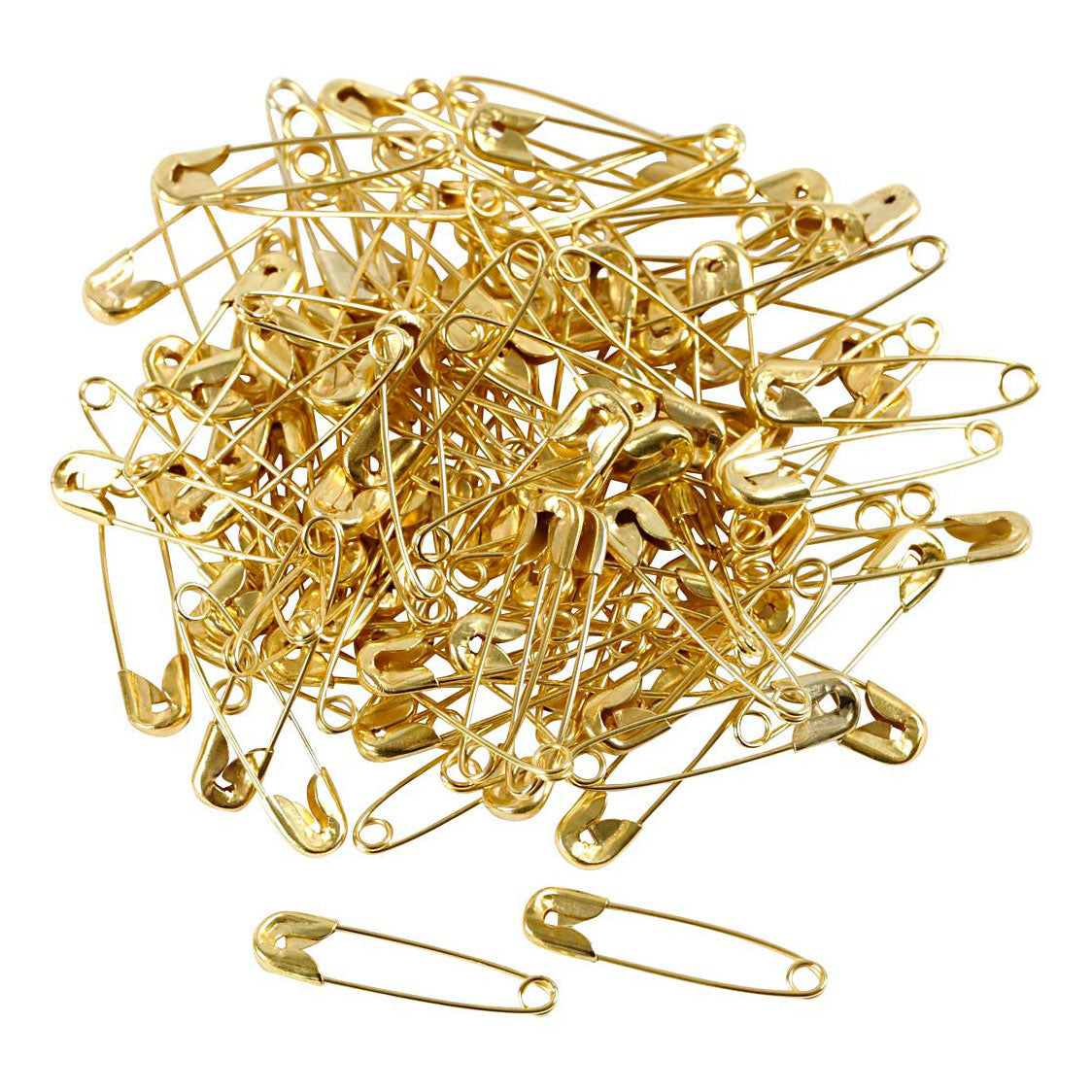 Creative Company Safety Pins Gold, 100th.