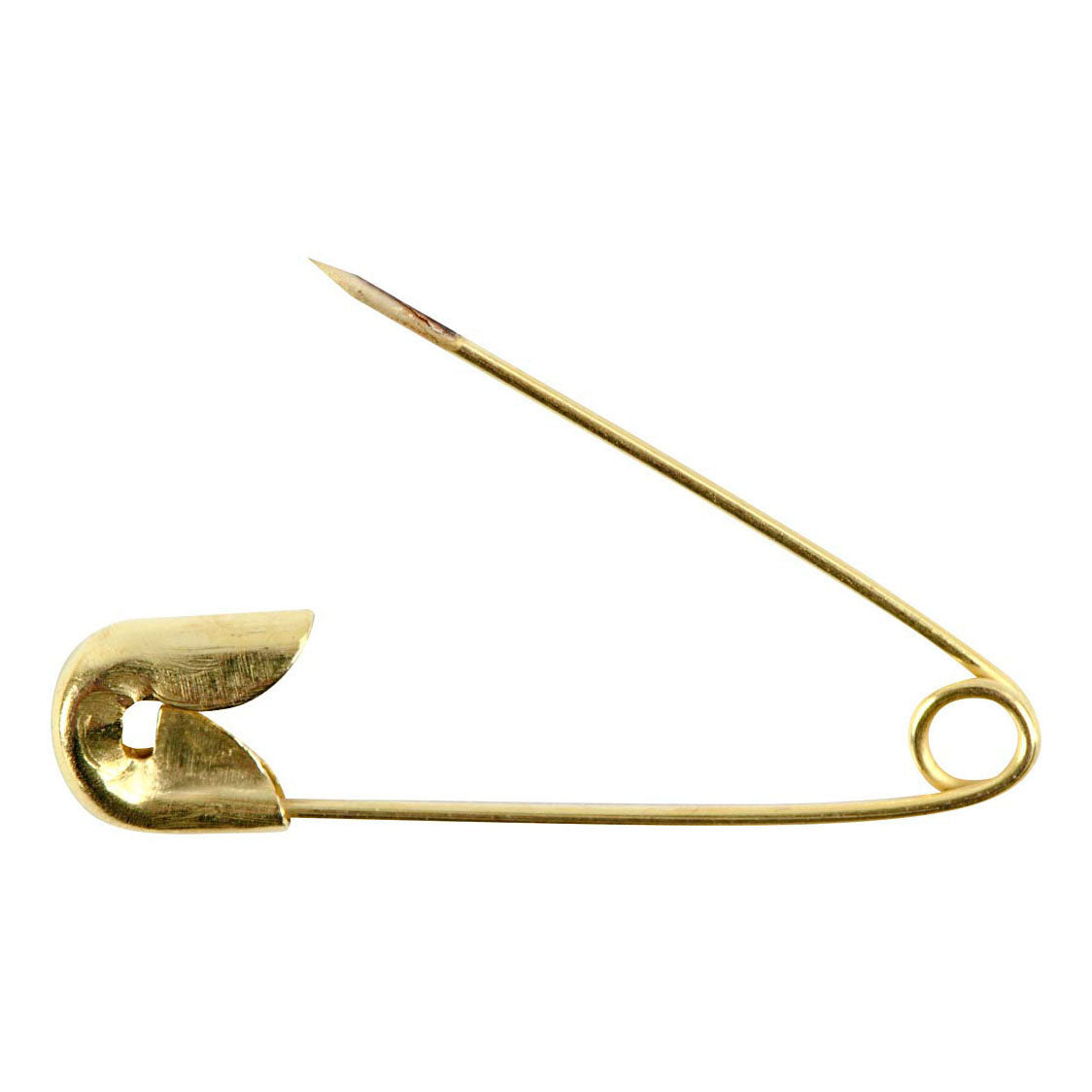 Creative Company Safety Pins Gold, 100th.