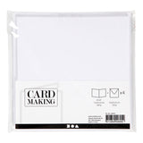 Creative Company Cards and buste White, 4st.