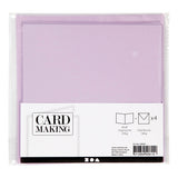 Creativ Company cards and envelopes light purple, 4st.