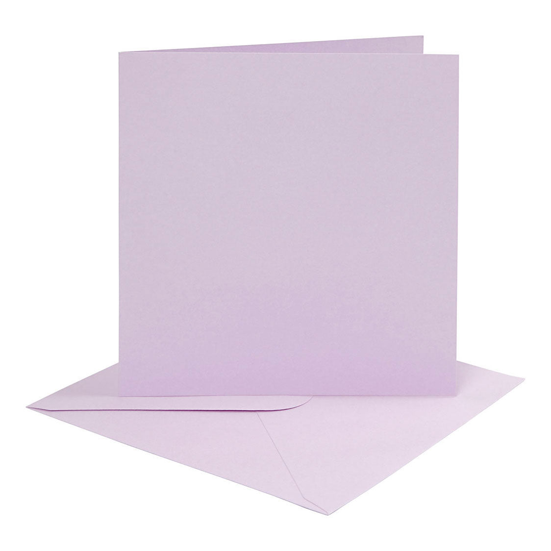 Creativ Company cards and envelopes light purple, 4st.