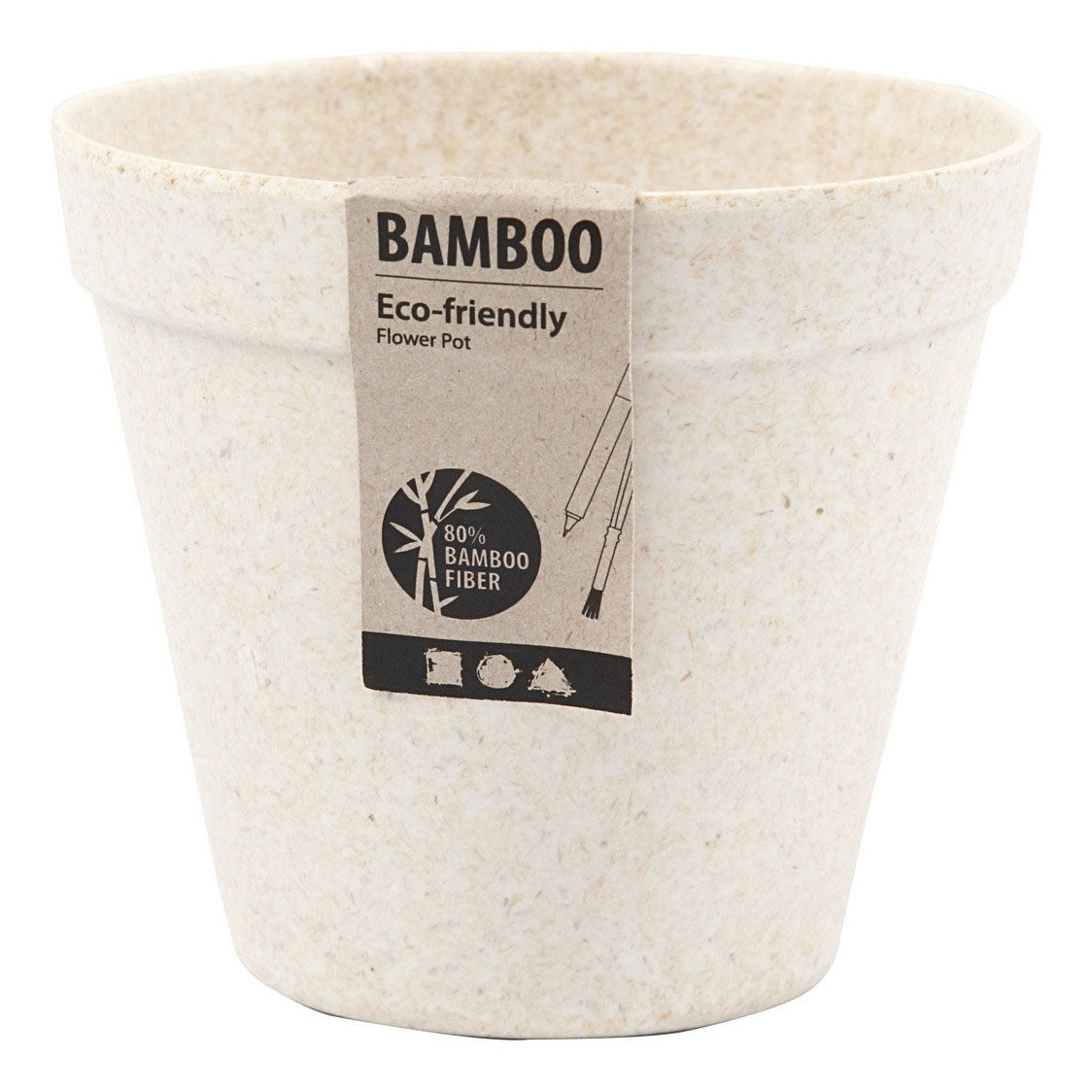 Creativ Company Flowerpot Bamboo Fibers, 10x11 cm