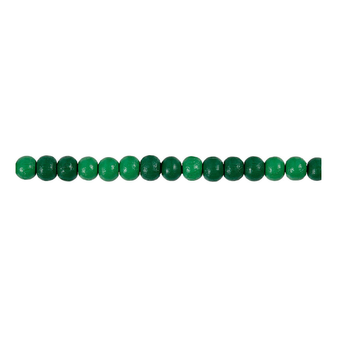 Creativ Company Wooden Beads Green, 150st.