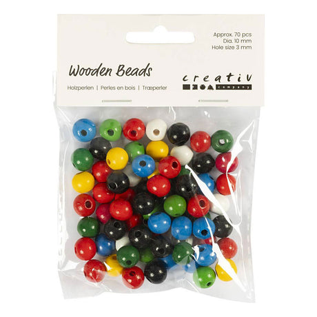 Creativ company https: www.cchobby.nl houten-kralen-d-10-mm-gatgrootte-3-mm-ca-70-div-diverse-kleuren-20-gr-1-doos