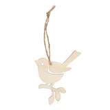 Creativ Company Pendant en bois Vogel, ensemble de 5