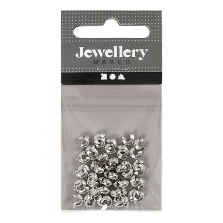 Creativ company https: www.cchobby.nl metalen-hoes-d-5-mm-verzilverd-50-stuk-1-doos