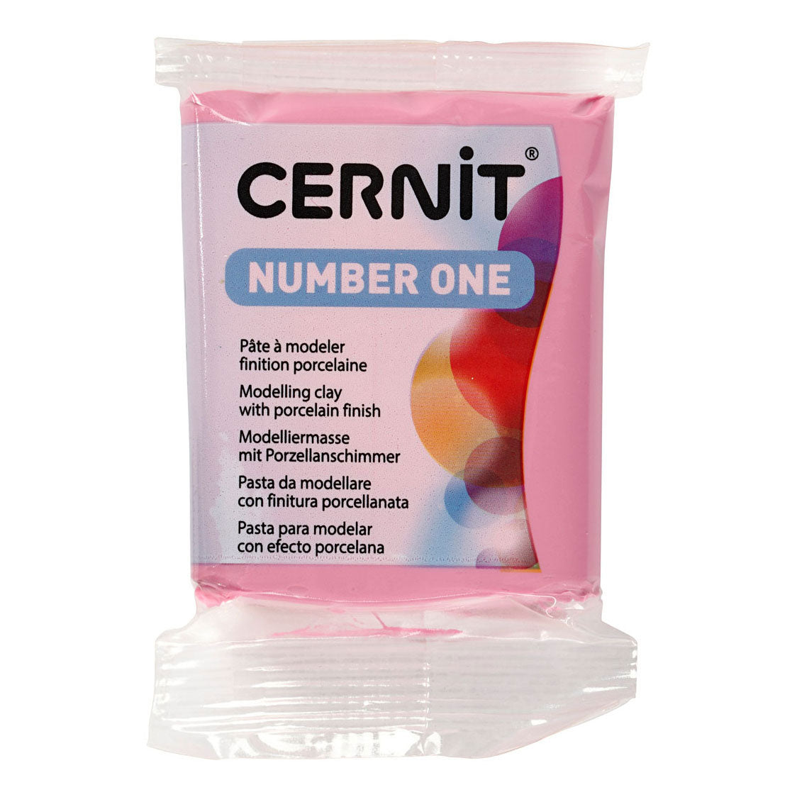 Creativ company cernit boetseerklei fuschia, 56 gram