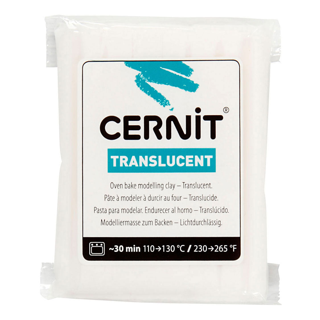 Creativ Company Cernit Mounting Clay gjennomskinnelig, 56 gram