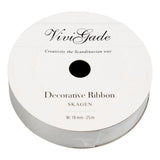Creativ company cadeaulint mat zilver, 25m