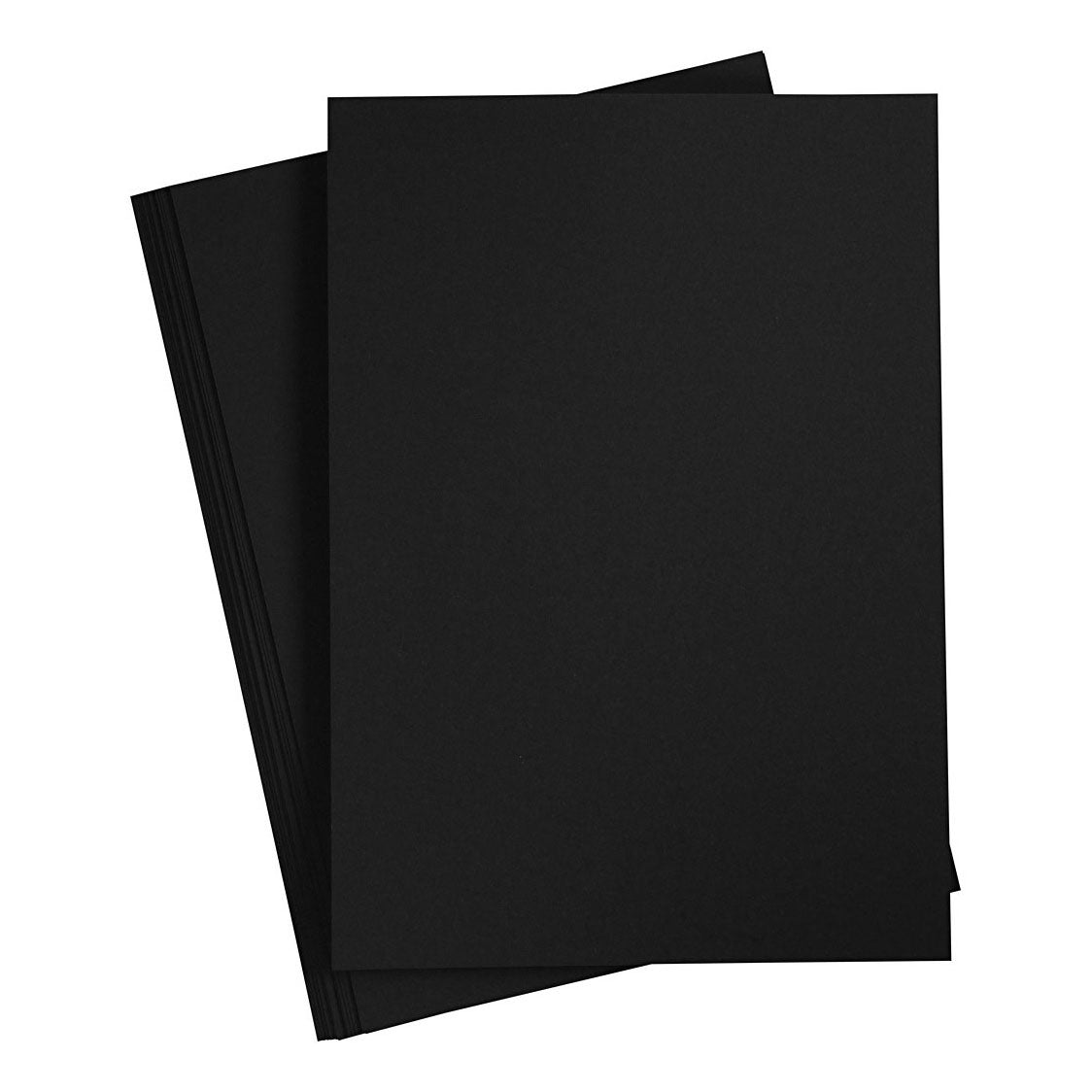 Creativ Company Colored Cardboard Black A4, 210-220G, 10 listů