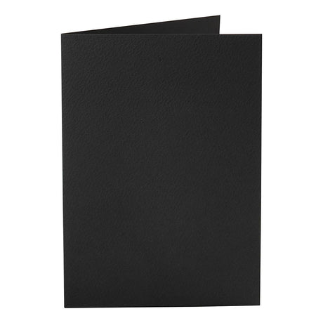 Creativ company kaarten zwart 10,5x15cm, 10st.