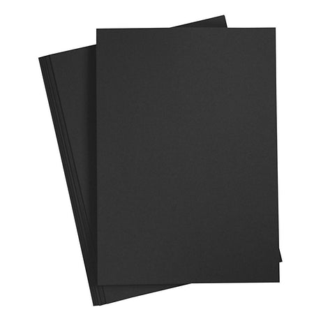 Creativ company karton zwart a4 220g, 10st.