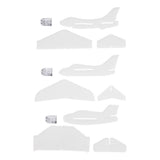 Creativ company https: www.cchobby.nl vliegtuigen-l-11-5-12-5-cm-b-11-12-cm-wit-3-stuk-1-doos