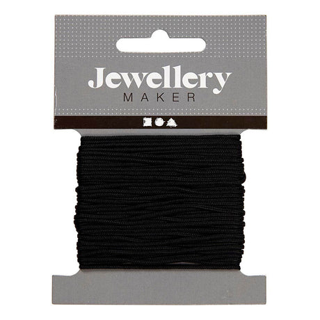 Creativ company http: www.cchobby.nl macrame-koord-dikte-1-mm-zwart-10-m-1-rol