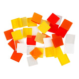 Creativ Company Mini Mosaic Red Orange 1x1mm, 25 gramov