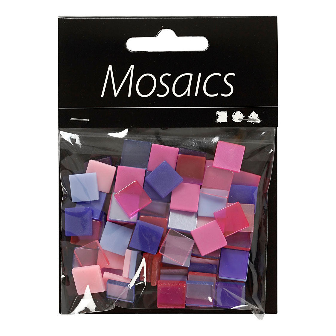 Creativ Company Mini Mosaic Purple 10x10mm, 25 gramů