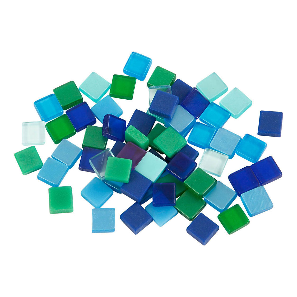 Creativ Company Mini Mosaic Blue Green 5x5mm, 25 gramov