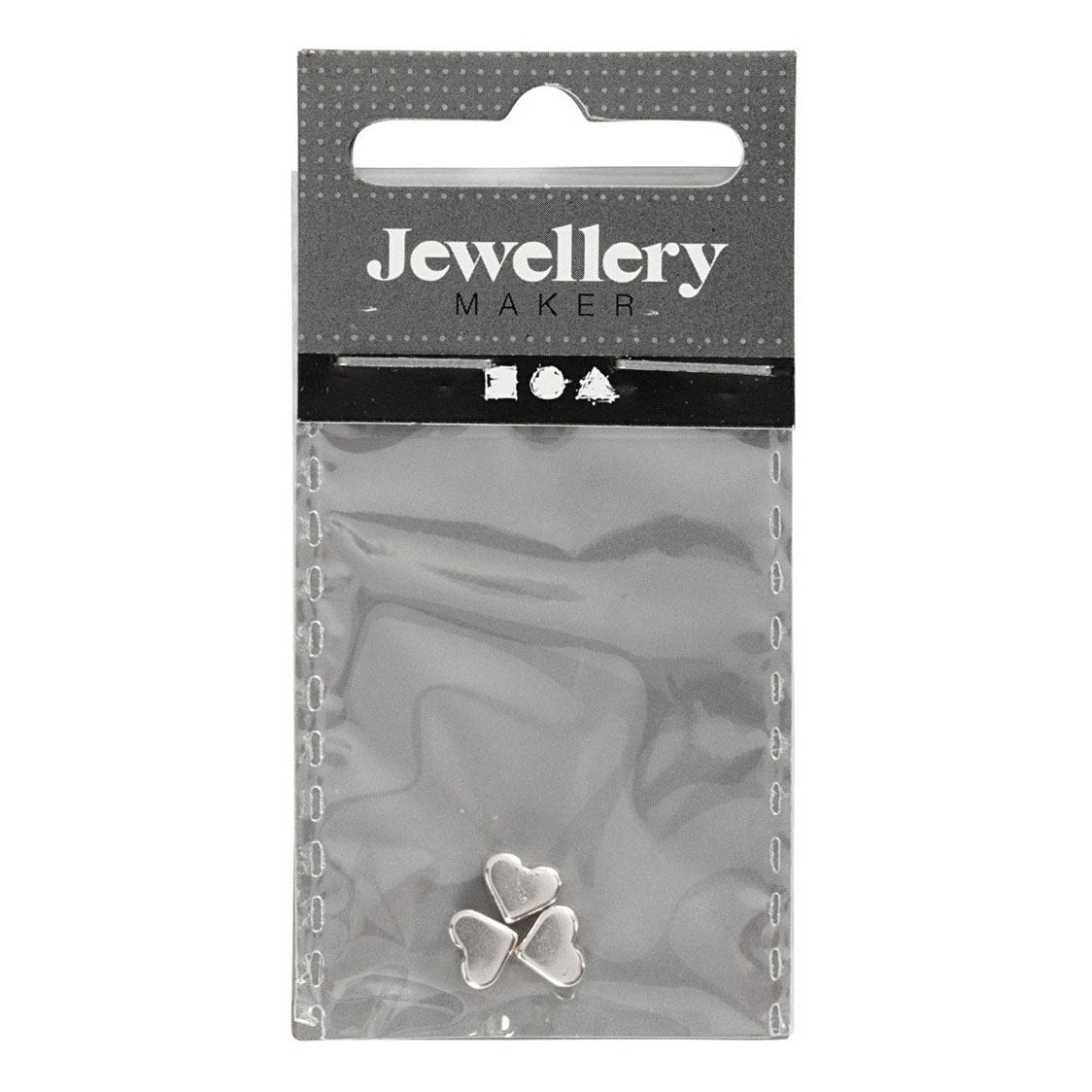 Creativ Company Space Beads Silvered, 3st.