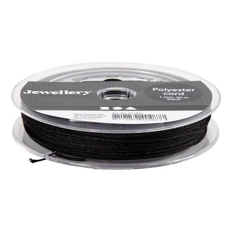 Creativ company https: www.cchobby.nl polyester-koord-dikte-1-mm-zwart-50-m-1-rol