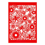 Creativ company patroonkarton rood, 10st.