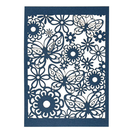 Creativ company patroonkarton blauw, 10st.