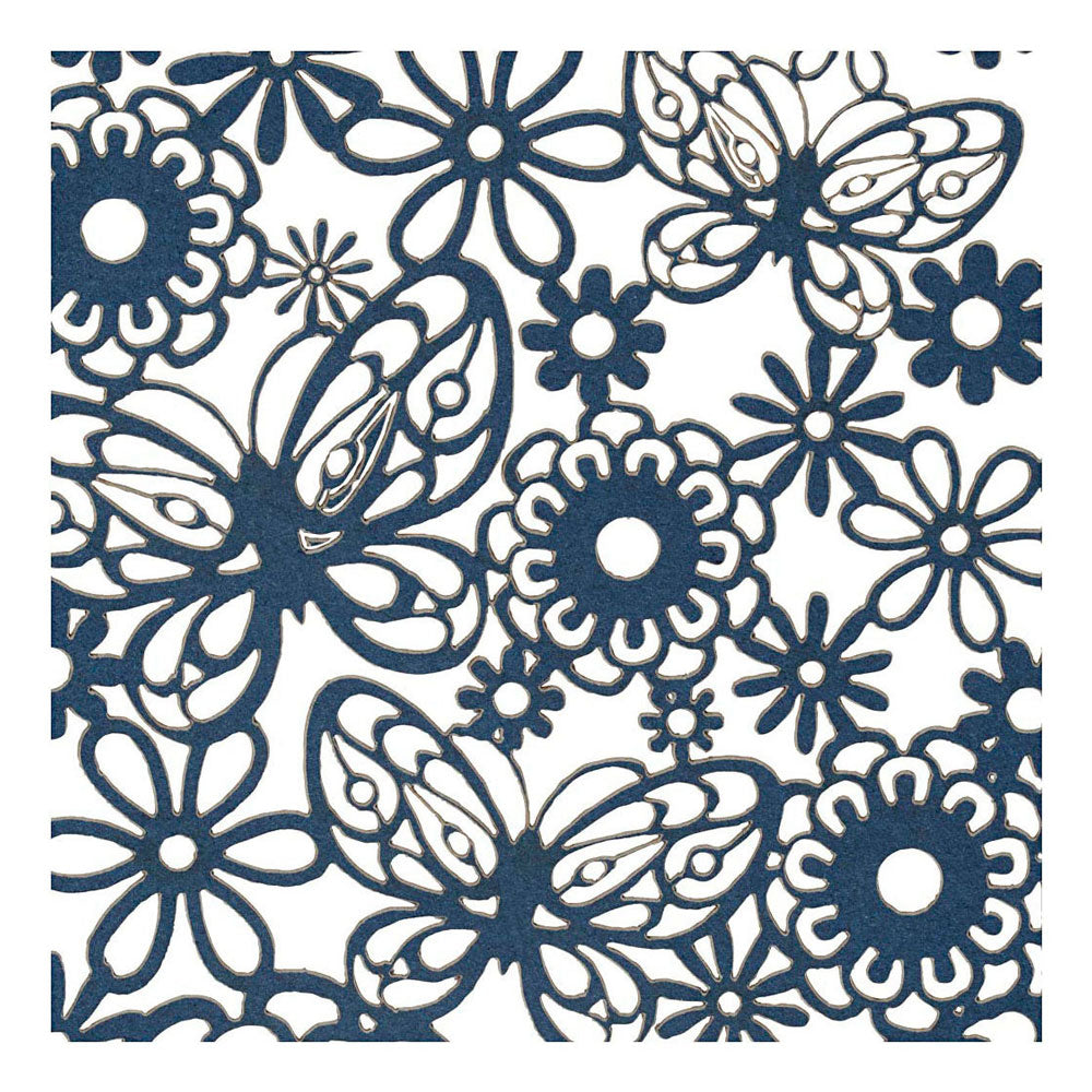 Creativ company patroonkarton blauw, 10st.