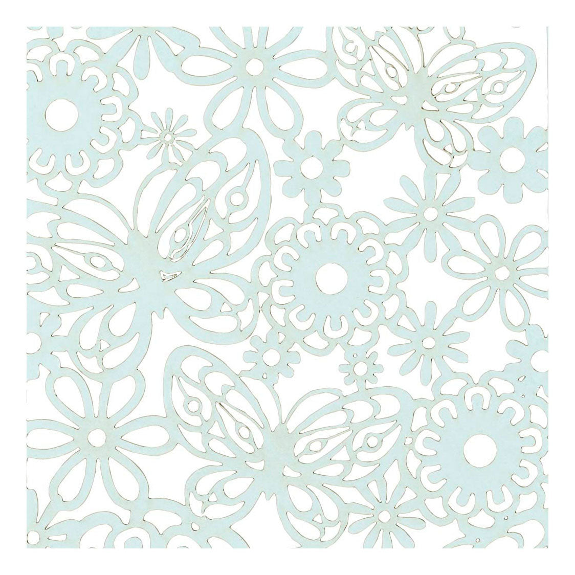 Creative Company Pattern Carton Light Blue, 10st.