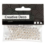 Creativ Company Beads Silver, 100th.