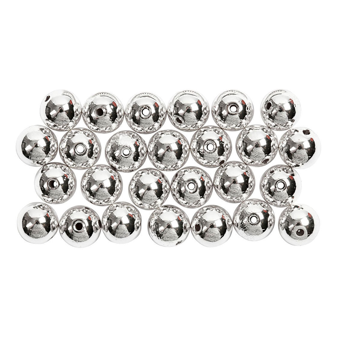 Creativ Company Bead Silver, 50st.